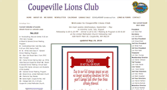Desktop Screenshot of coupevillelions.org
